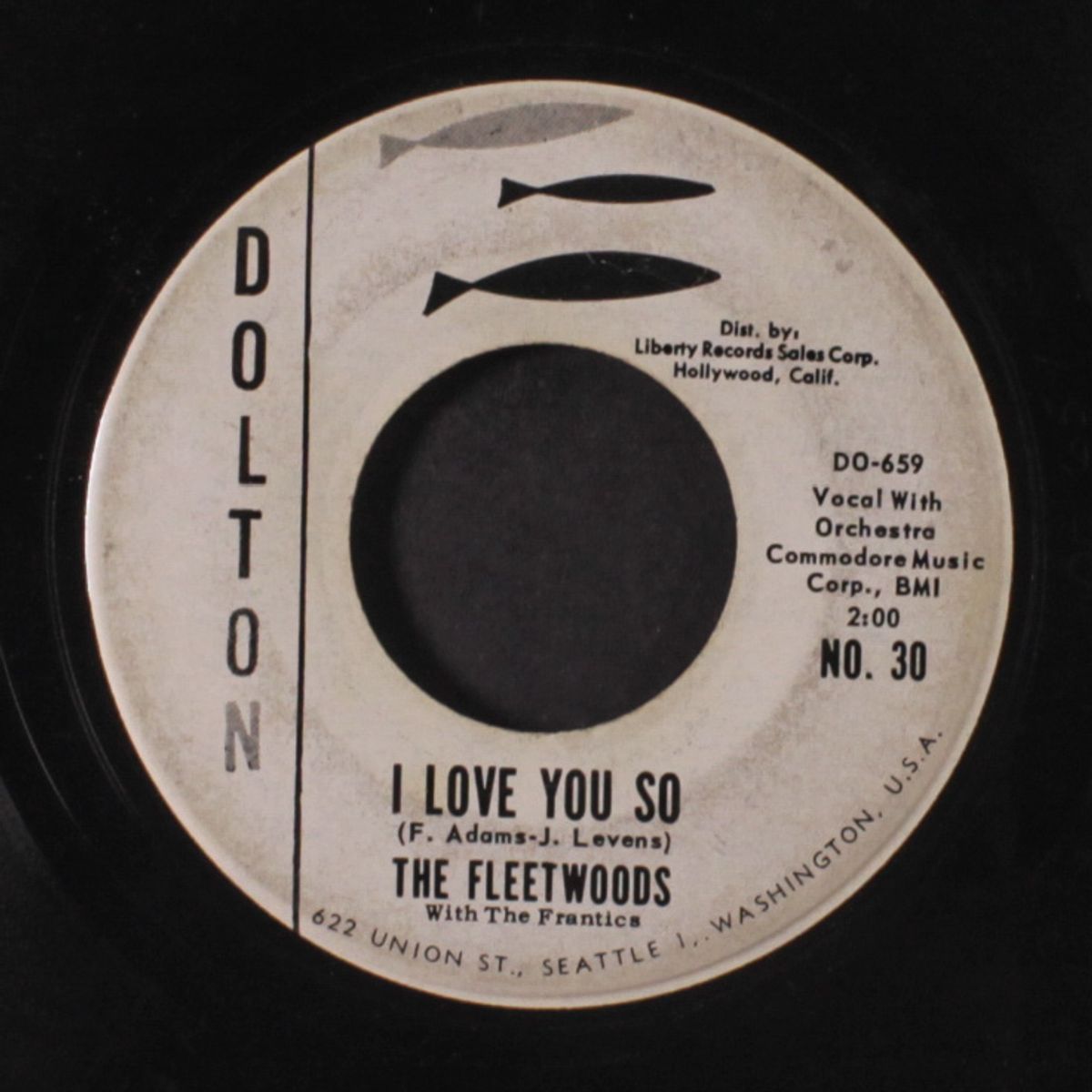 i love you so / confidential by FLEETWOODS