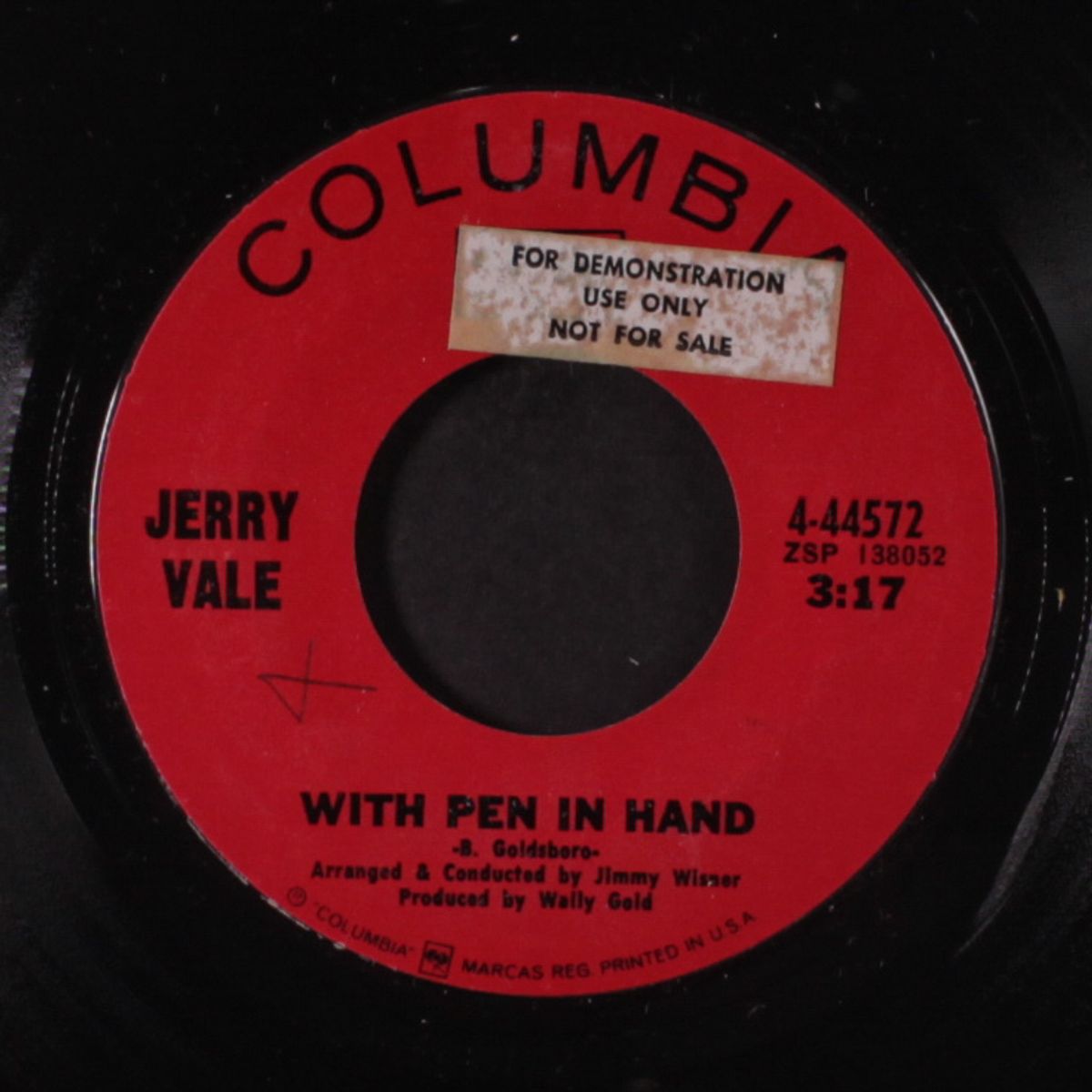 the look of love / with pen in hand by JERRY VALE