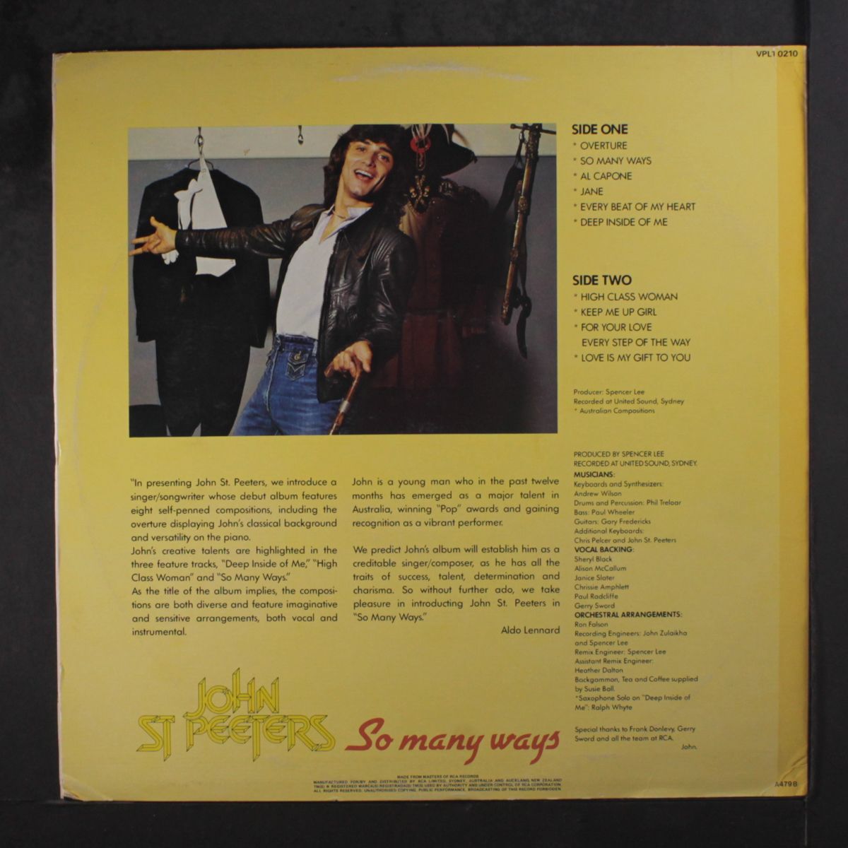 so many ways by JOHN ST. PEETERS