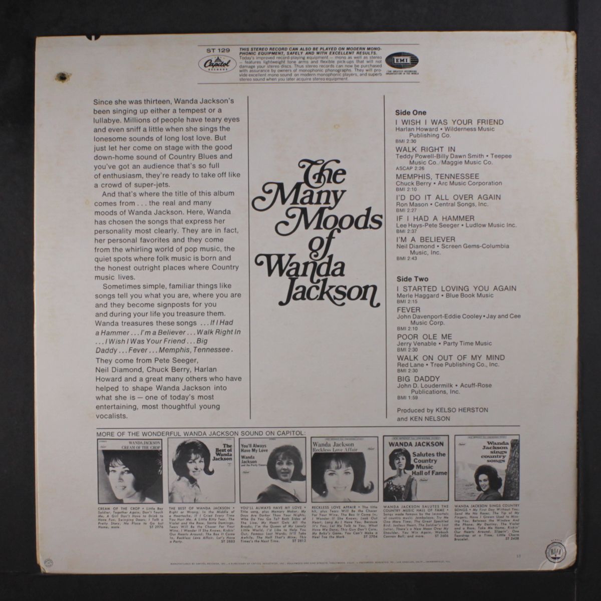 the many moods of by WANDA JACKSON