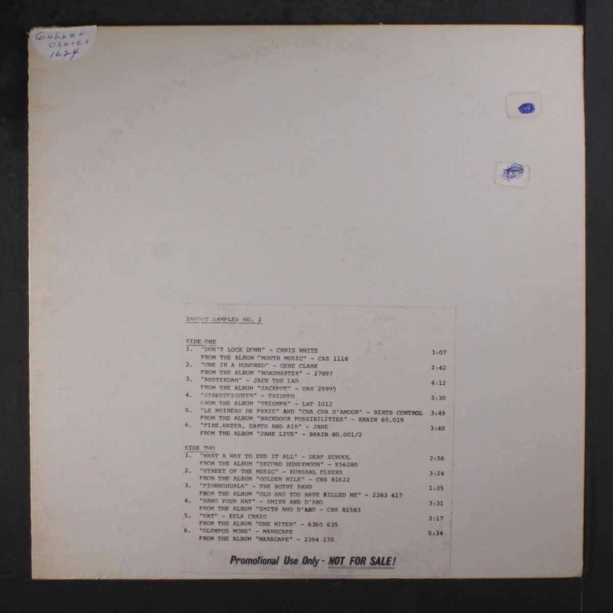 import sampler no. 2 by VARIOUS