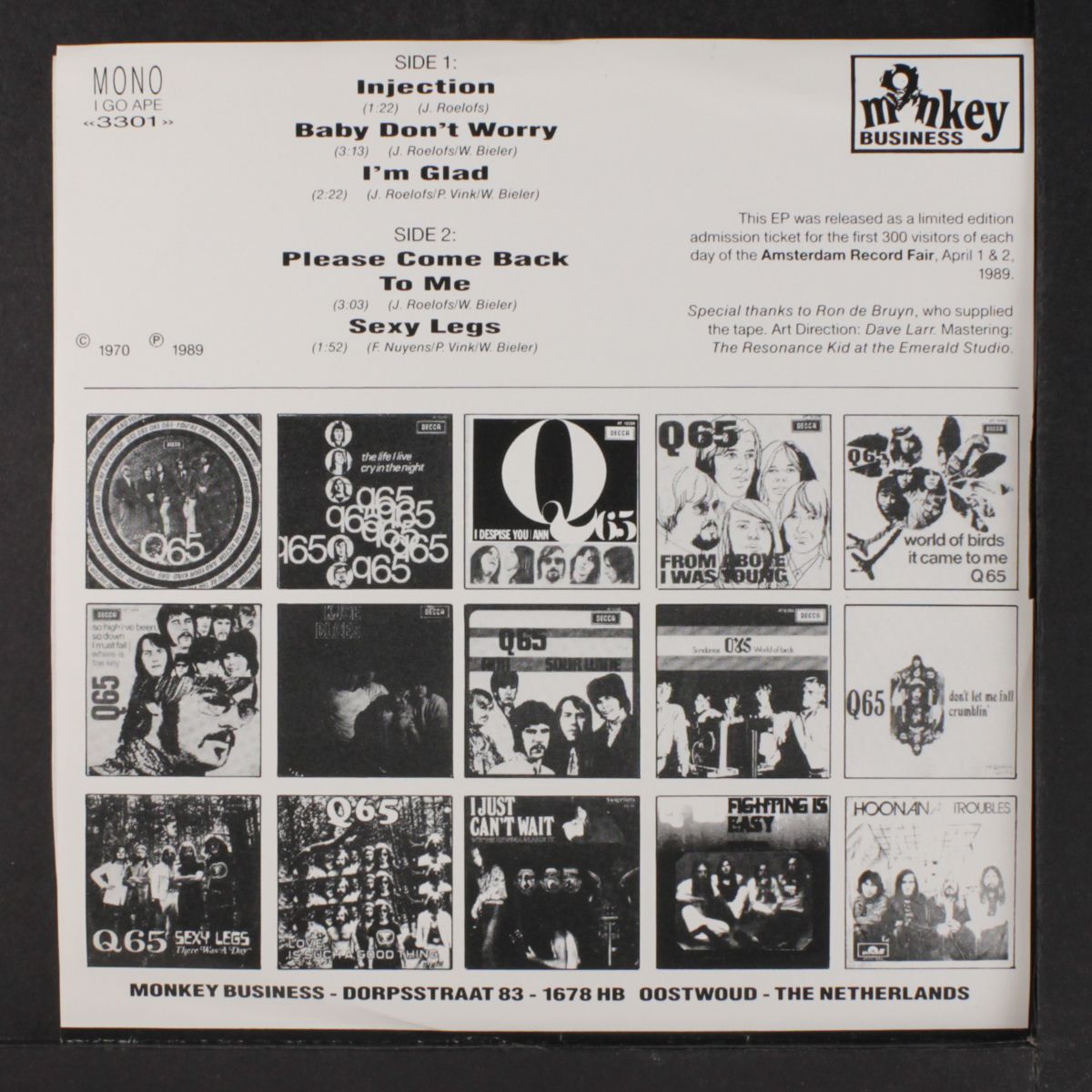 injection/baby don't worry / i'm glad +2 by Q65