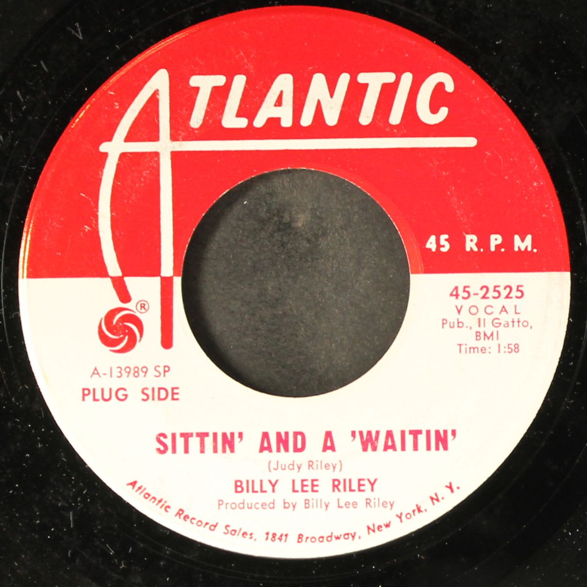 happy man / sittin & waitin' by BILLY LEE RILEY