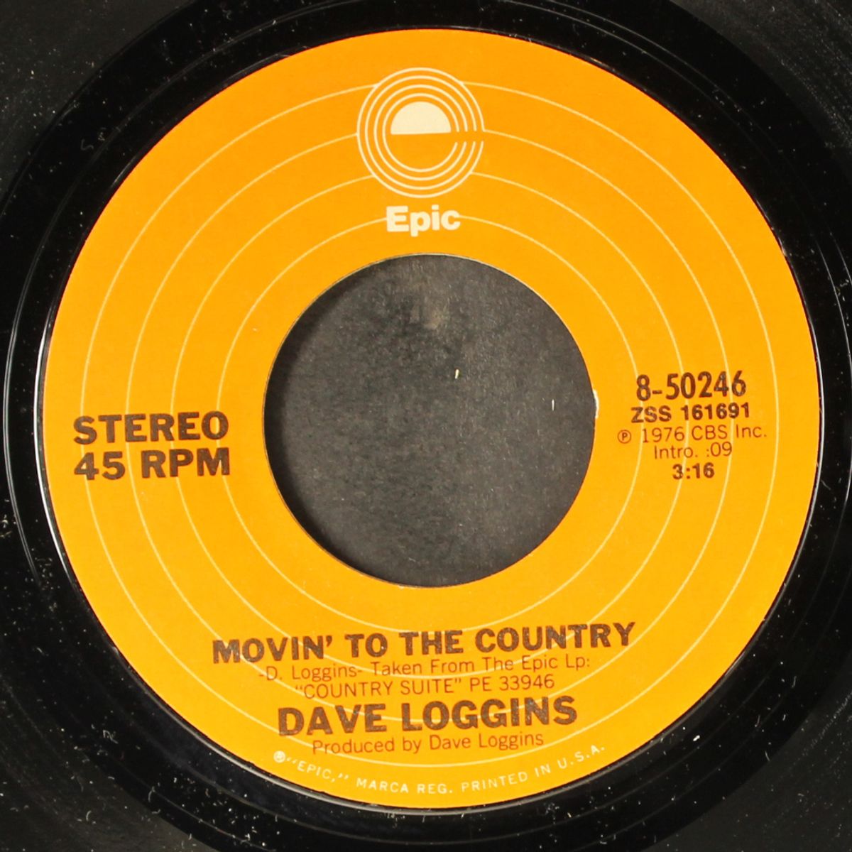wild millie the mountain girl / movin' to the country by DAVE LOGGINS