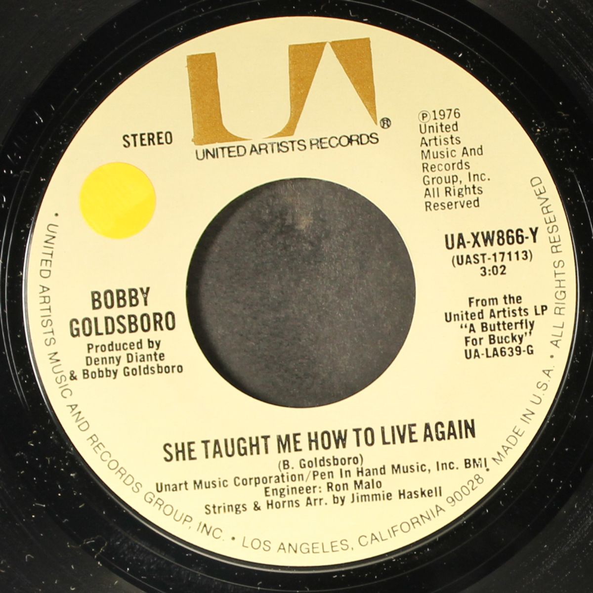 she taught me how to live again / reunion by BOBBY GOLDSBORO