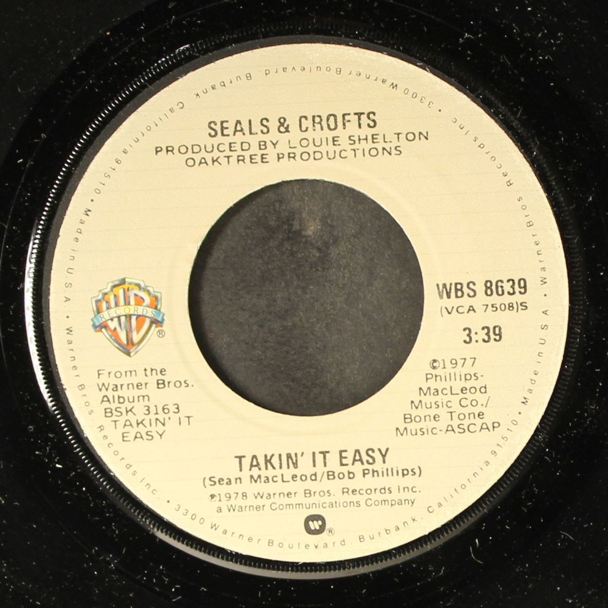 takin' it easy / magnolia moon by SEALS & CROFTS