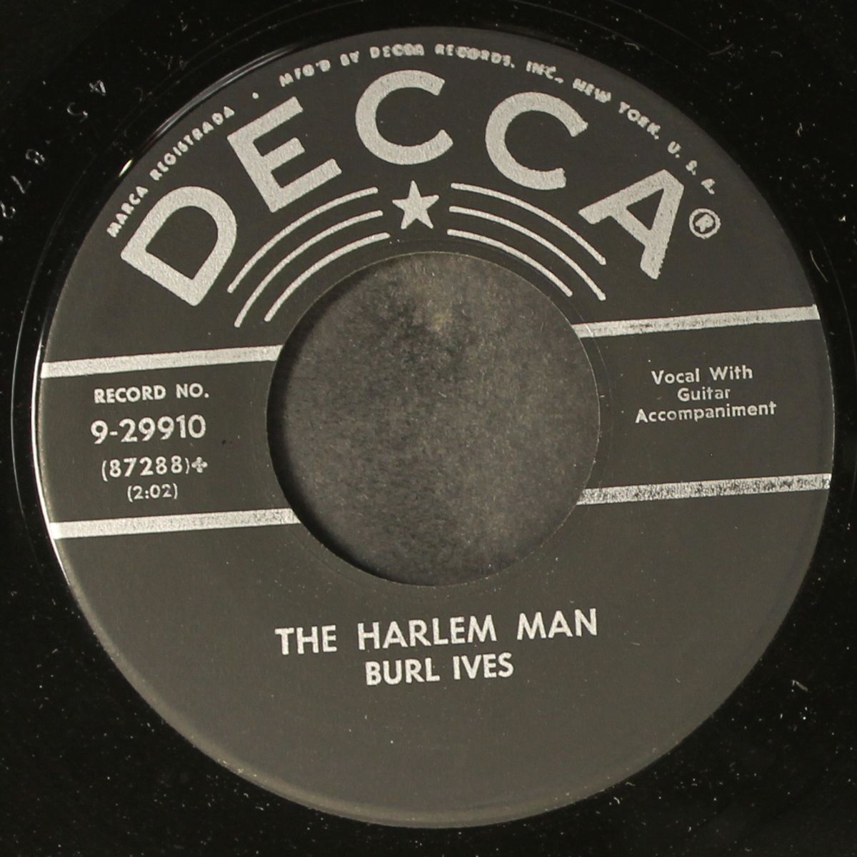 the harlem man / jack was every inch a sailor by BURL IVES