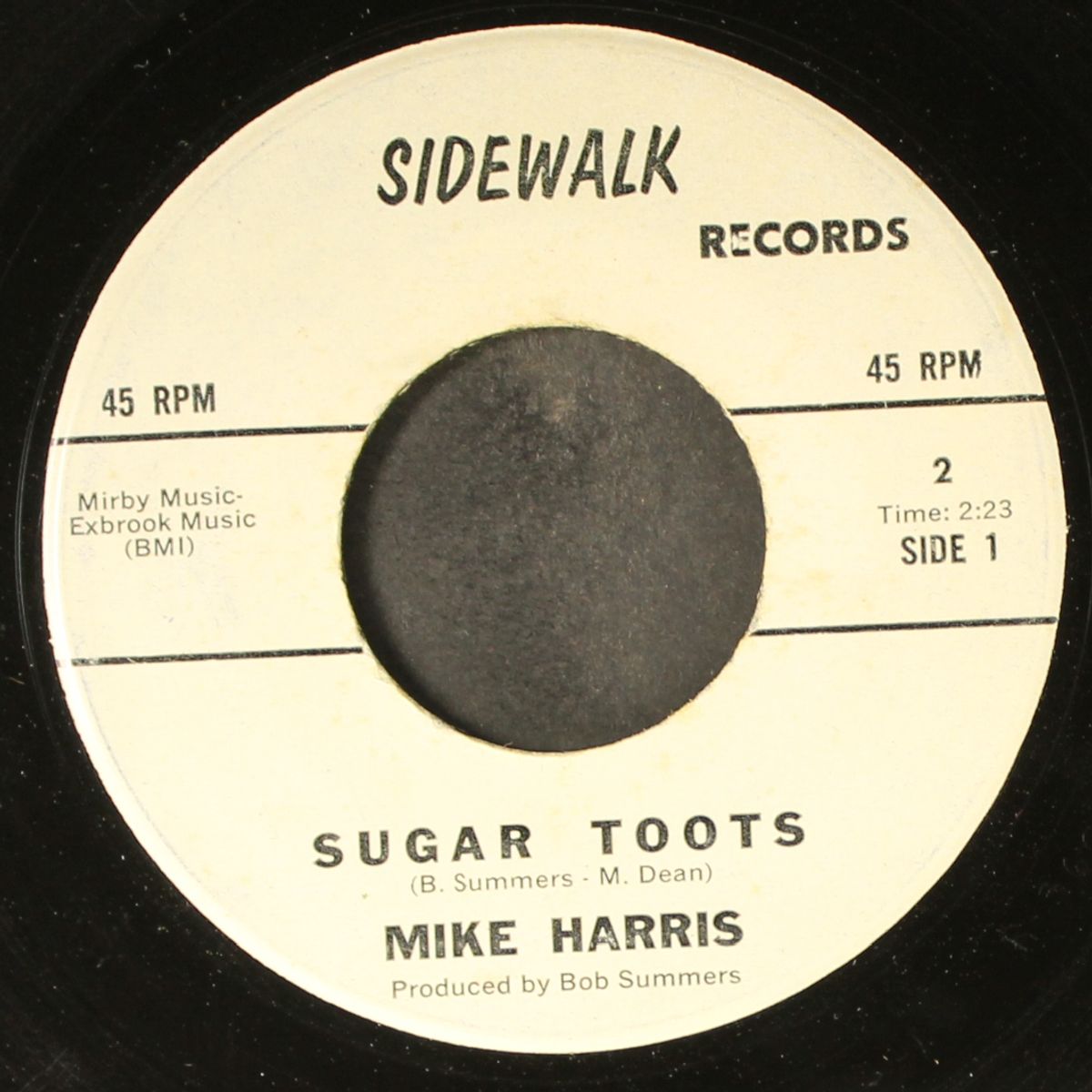 sugar toots / good guys by MIKE HARRIS