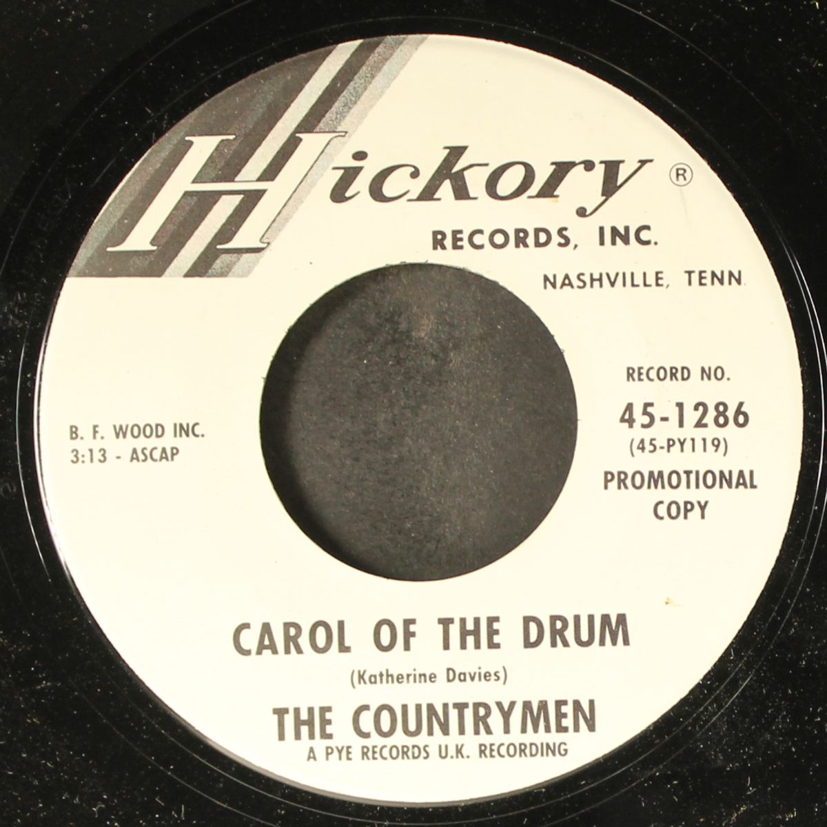 scarlet ribbons / carol of the drum by COUNTRYMEN