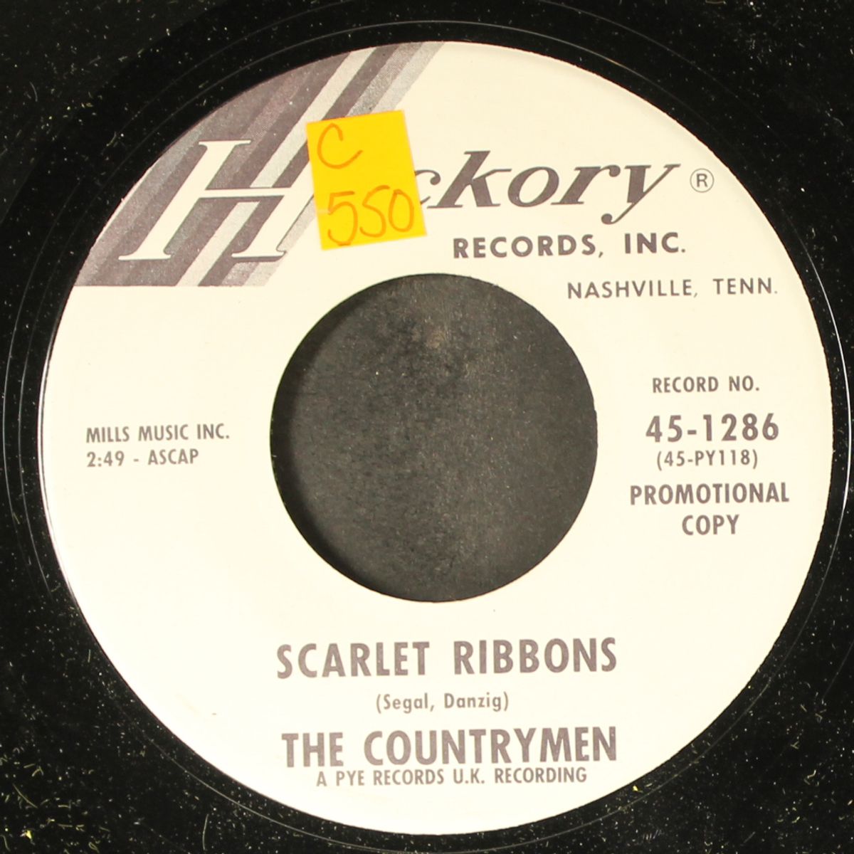 scarlet ribbons / carol of the drum by COUNTRYMEN