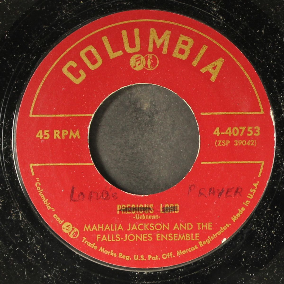 precious lord by MAHALIA JACKSON