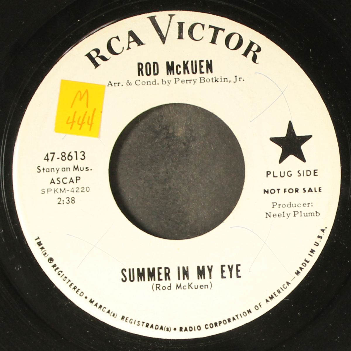 summer in my eye by ROD MCKUEN