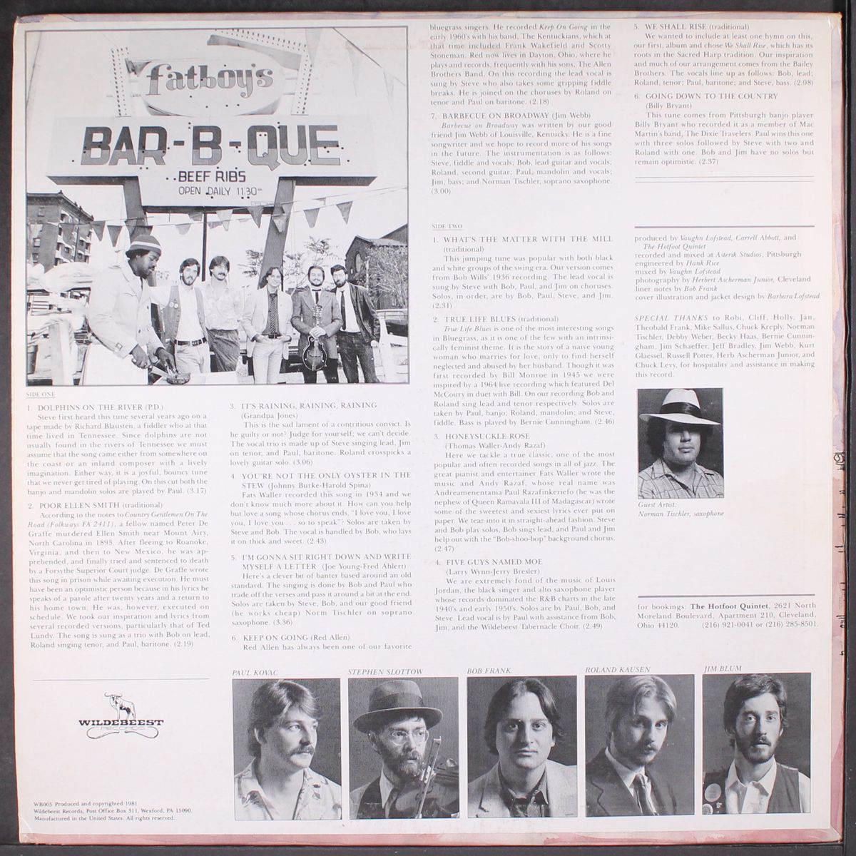 barbecue on broadway by HOTFOOT QUARTET