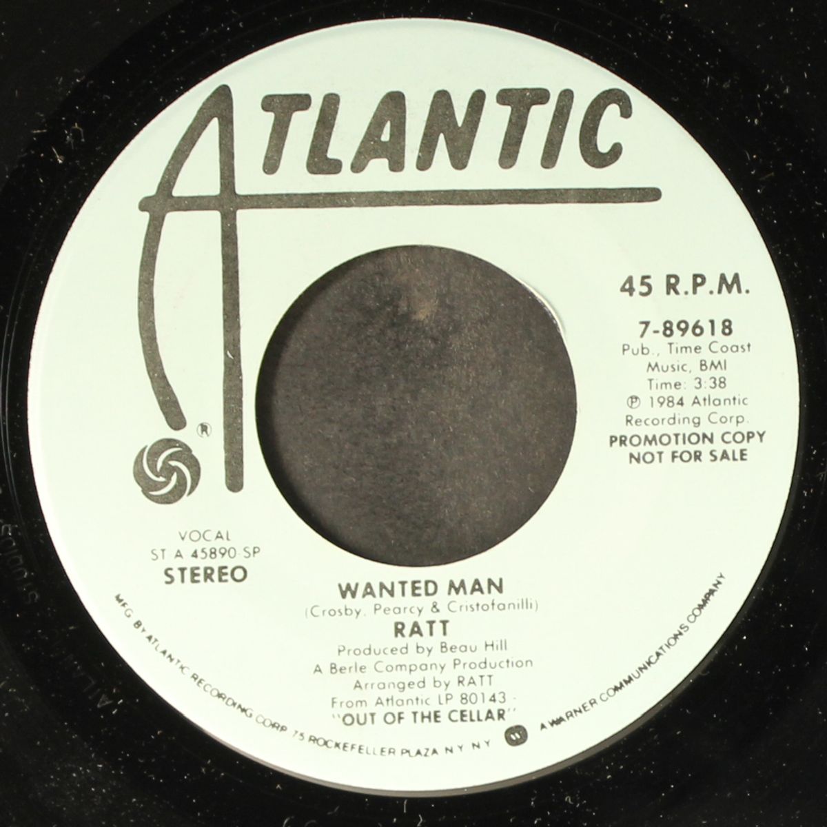 wanted man / same by RATT