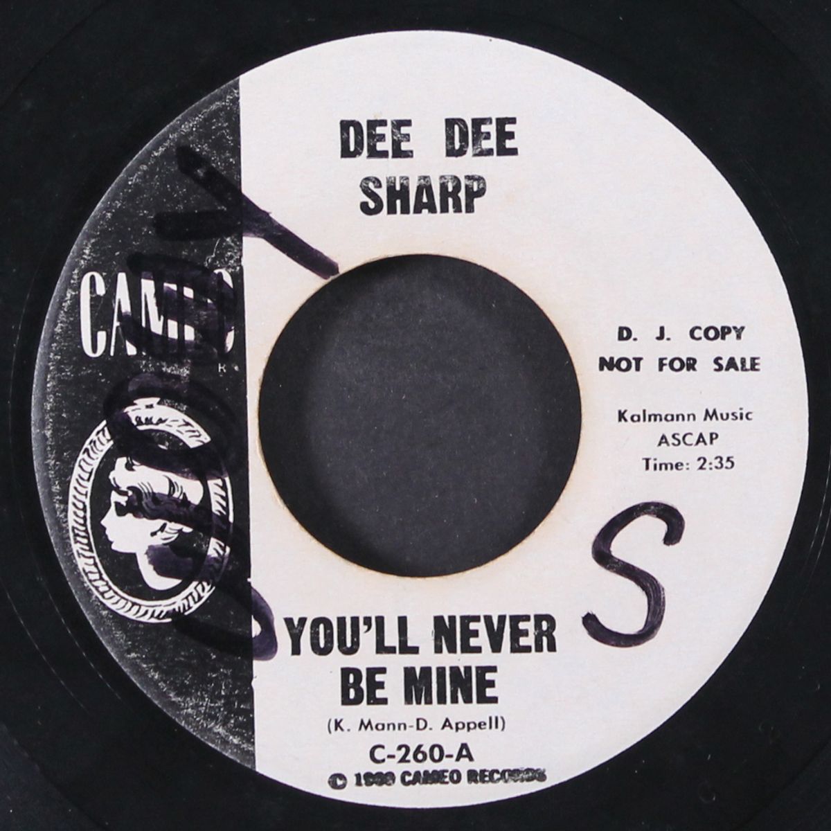 you'll never be mine / rock me in the cradle of love by DEE DEE SHARP
