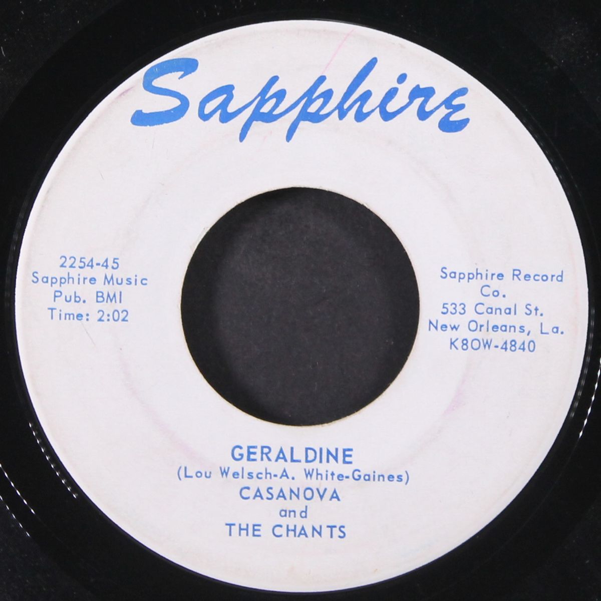 geraldine / i know you by CASANOVA & CHANTS