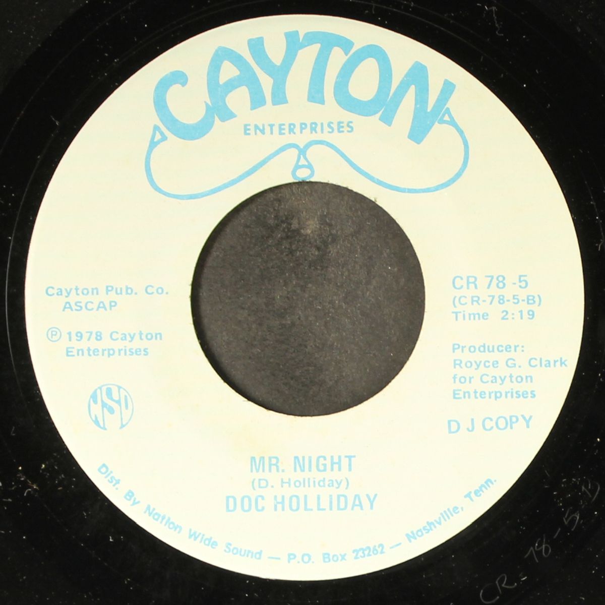 rocky mountain rock and roll / mr. night by DOC HOLLIDAY