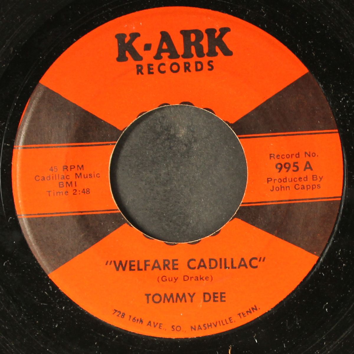 welfare cadillac / puppy and the hobo by TOMMY DEE