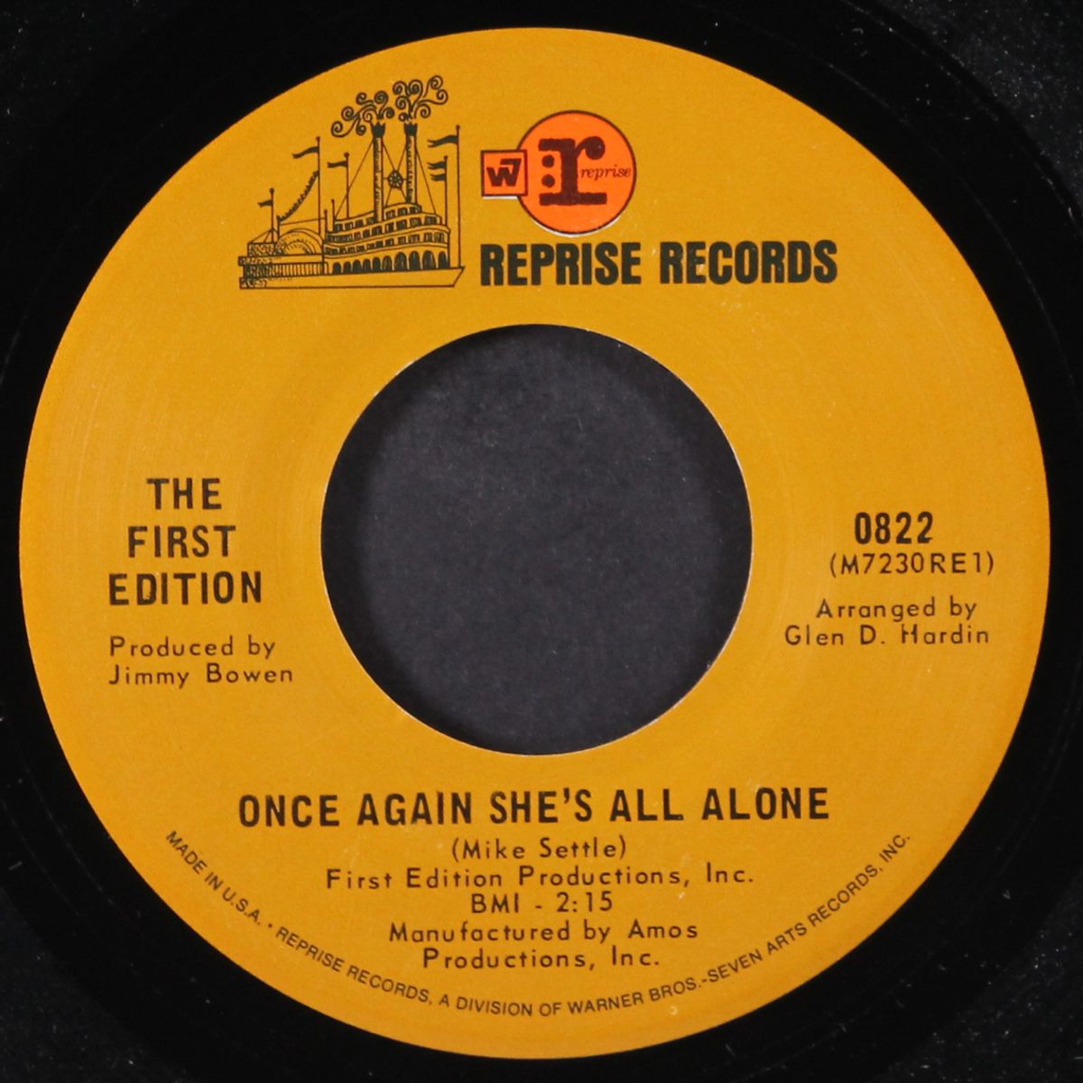 once again she's all alone / good time liberator by FIRST EDITION