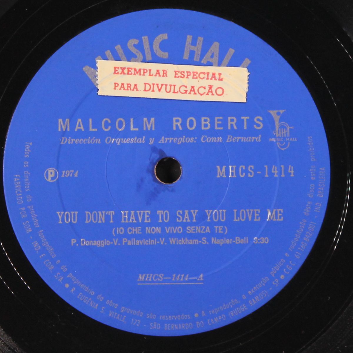 you don't have to say you love me / higher and higher by MALCOLM ROBERTS