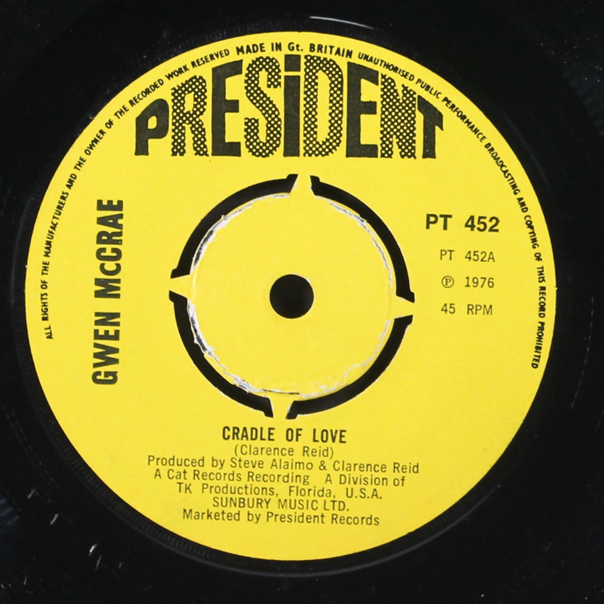 cradle of love / easy rock by GWEN MCCRAE