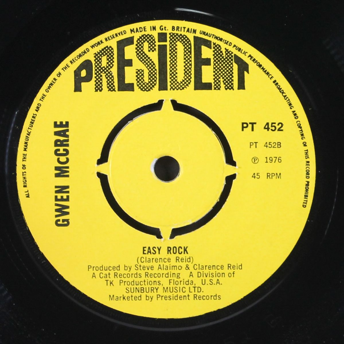 cradle of love / easy rock by GWEN MCCRAE