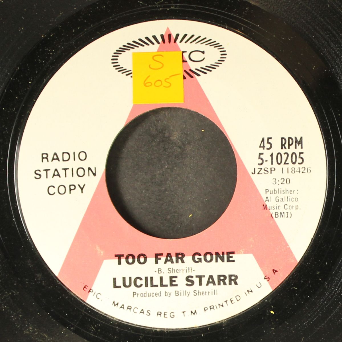 too far gone by LUCILLE STARR