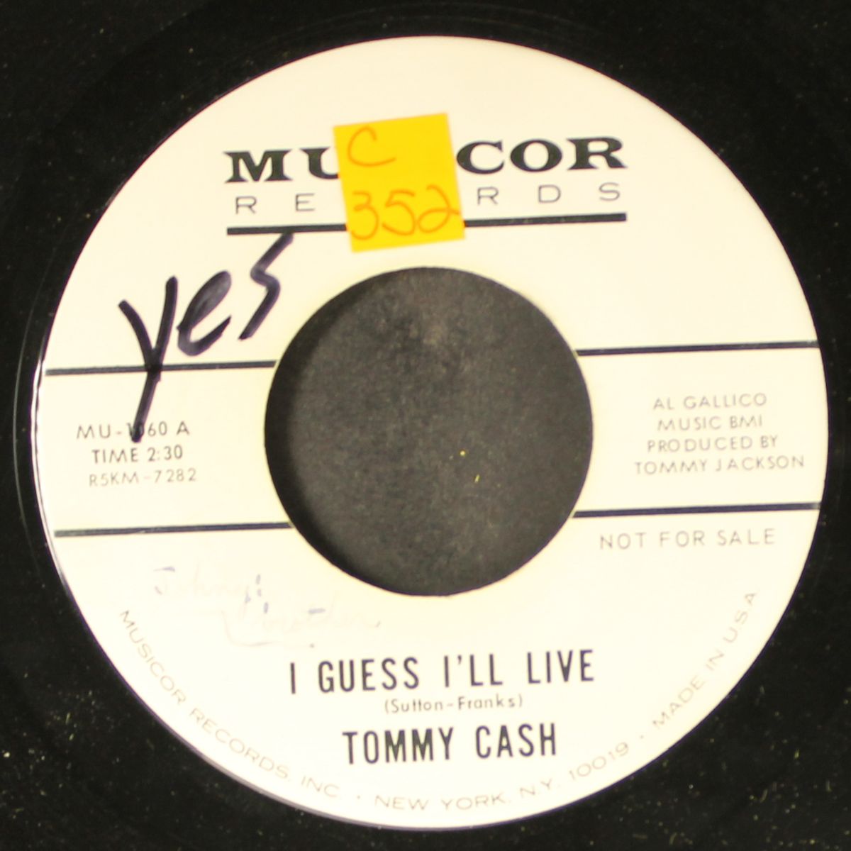 i guess i'll live by TOMMY CASH