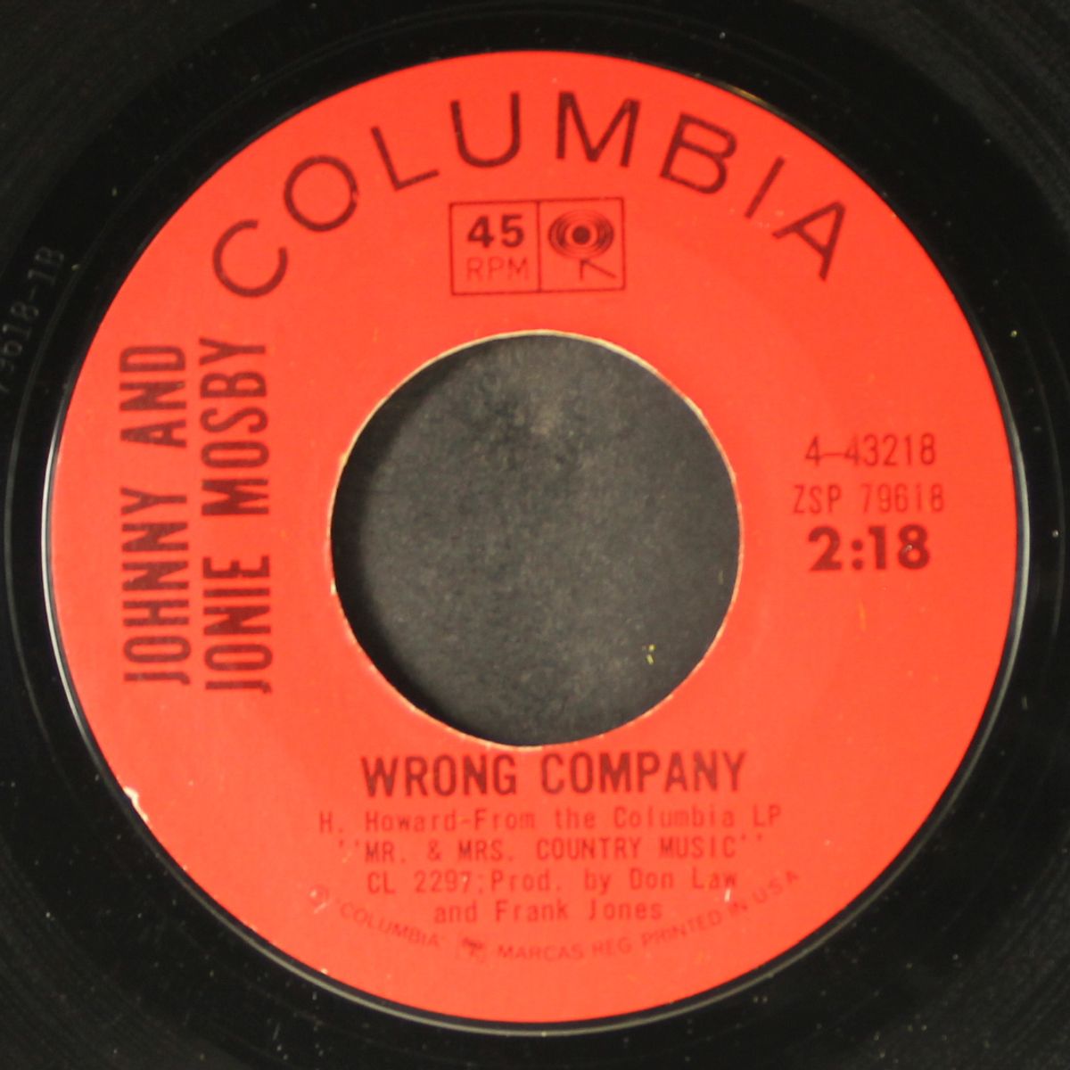 wrong company by JOHNNY & JONIE MOSBY