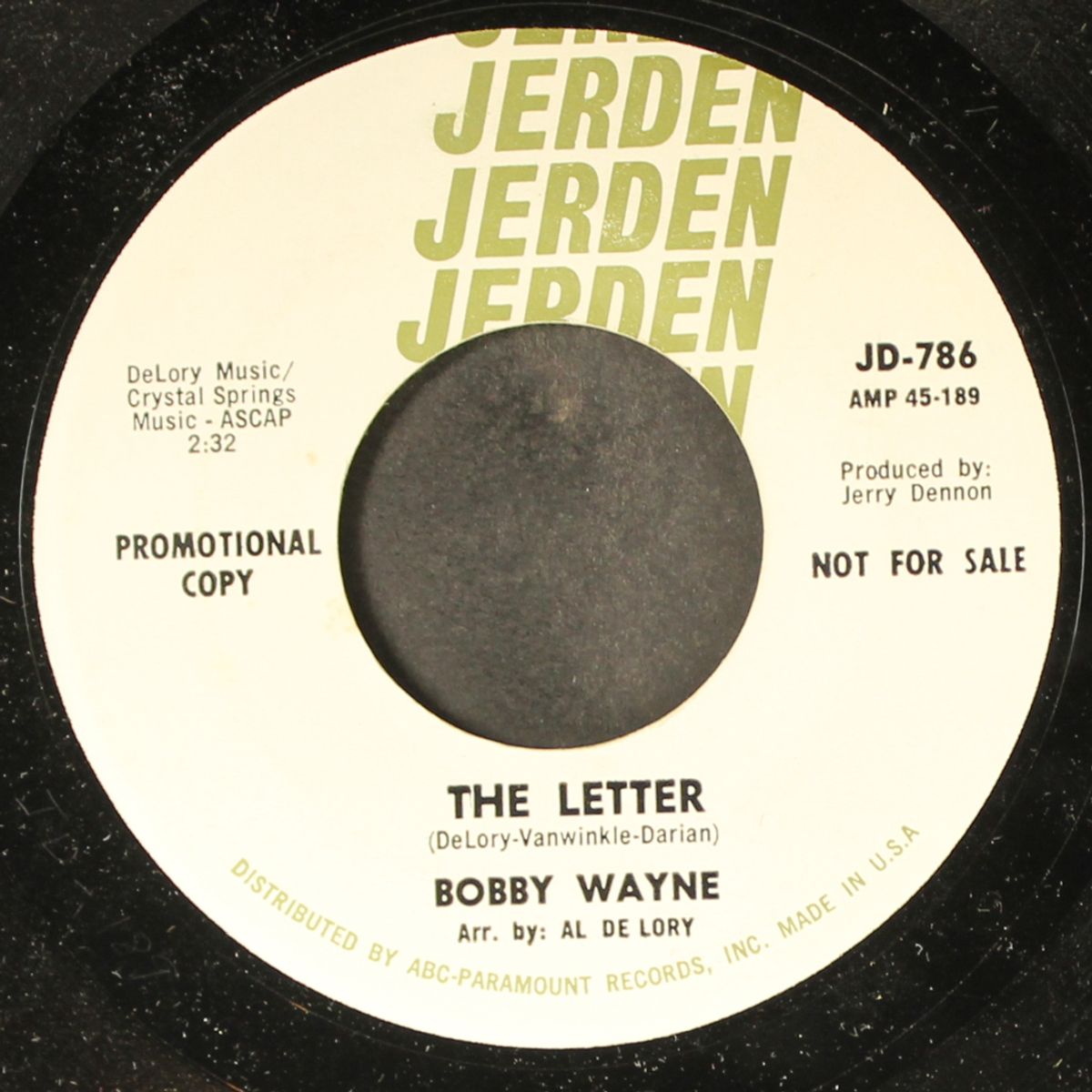 the letter by BOBBY WAYNE