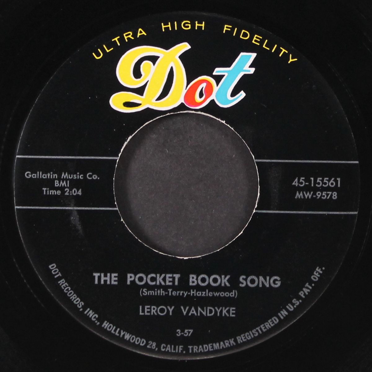 honky tonk song / the pocket book song by LEROY VAN DYKE