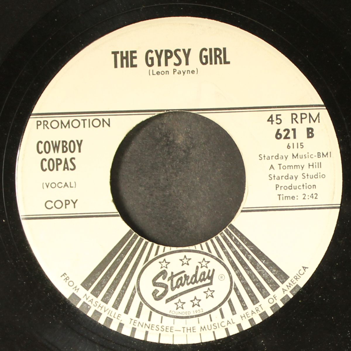 goodbye kisses / the gypsy girl by COWBOY COPAS