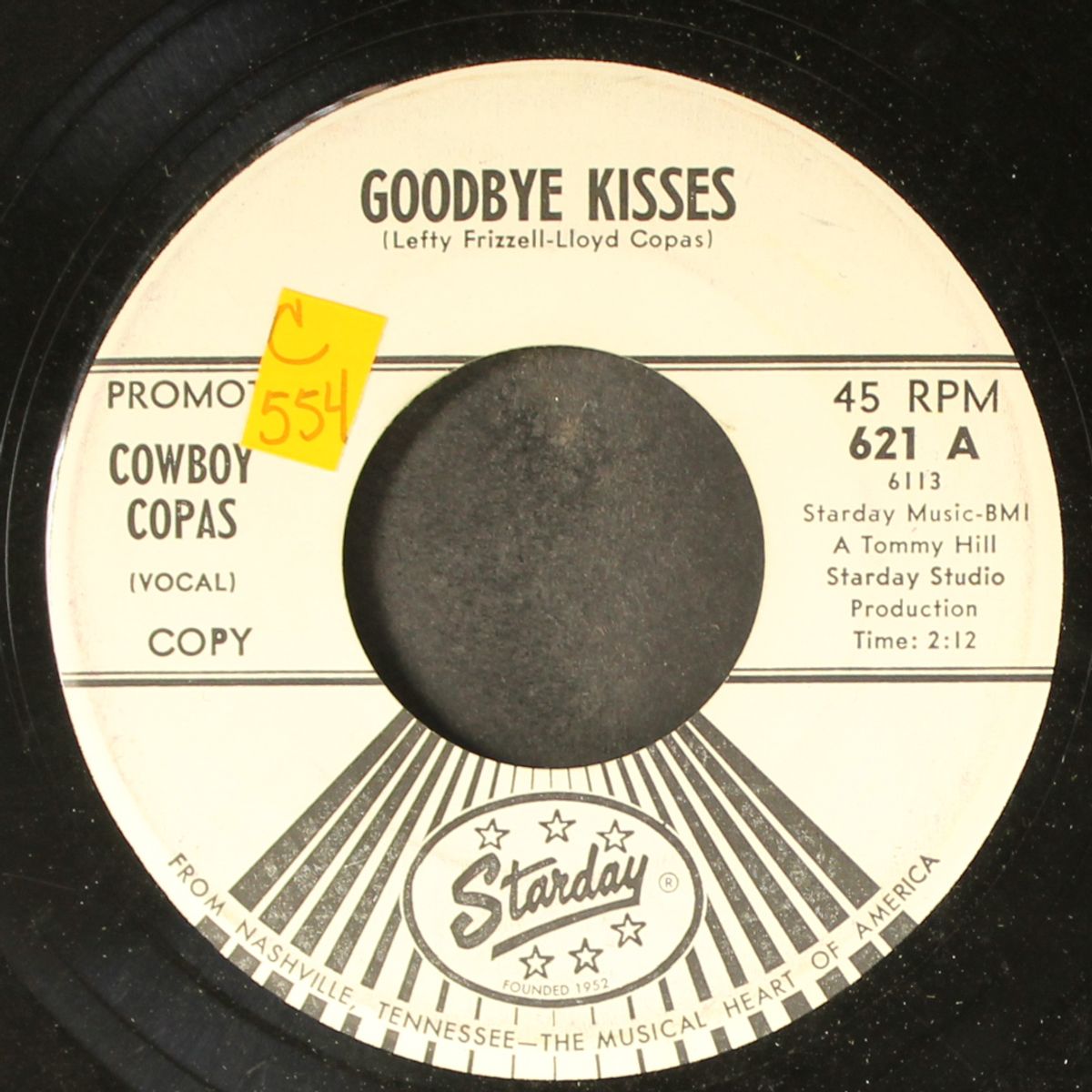 goodbye kisses / the gypsy girl by COWBOY COPAS