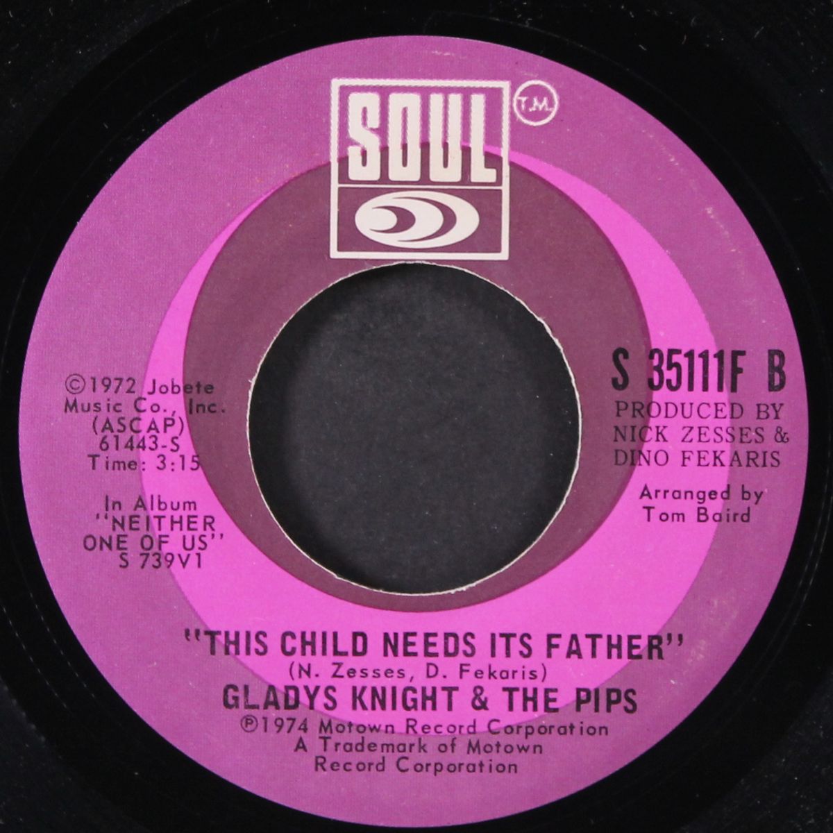 between her goodbye and my hello / this child needs its father by GLADYS KNIGHT & PIPS