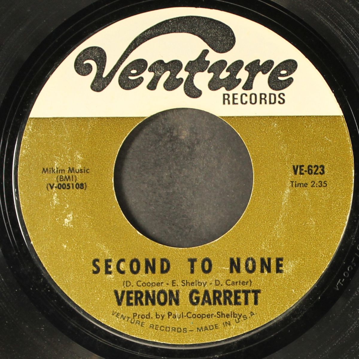 love has caught me / second to none by VERNON GARRETT