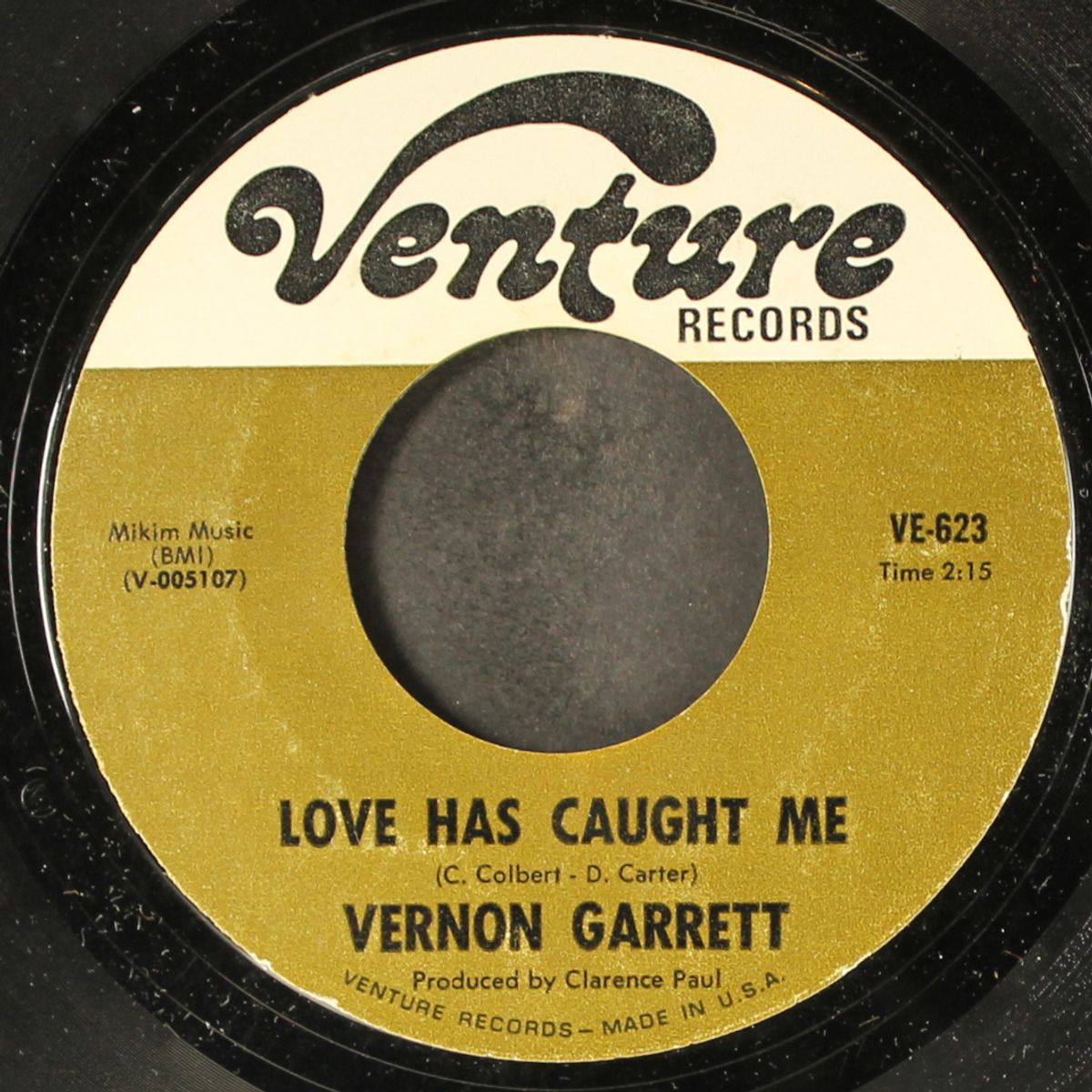 love has caught me / second to none by VERNON GARRETT