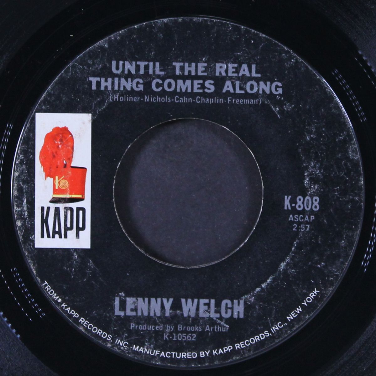 the right to cry / until the real thing comes along by LENNY WELCH