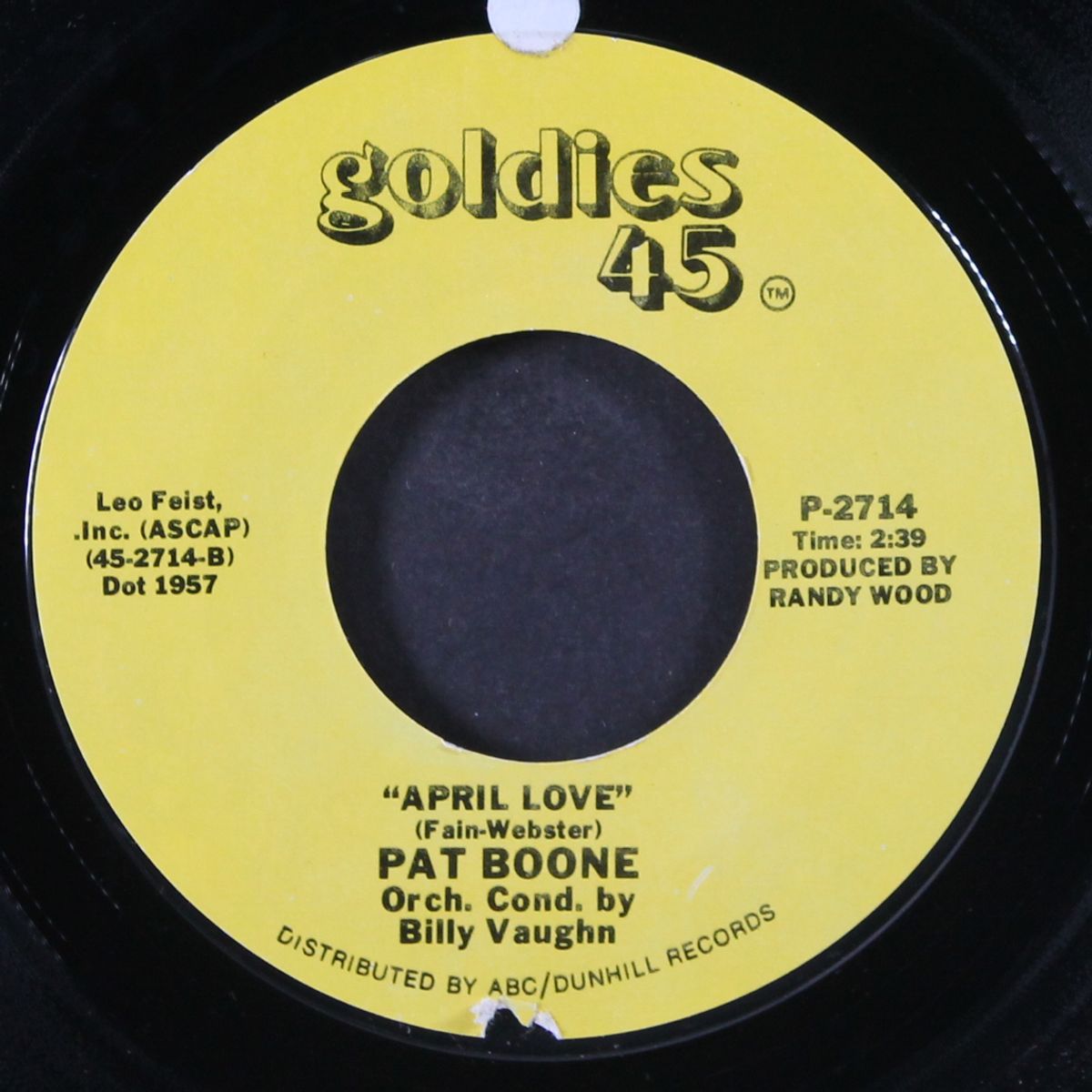 april love / don't forbid me by PAT BOONE