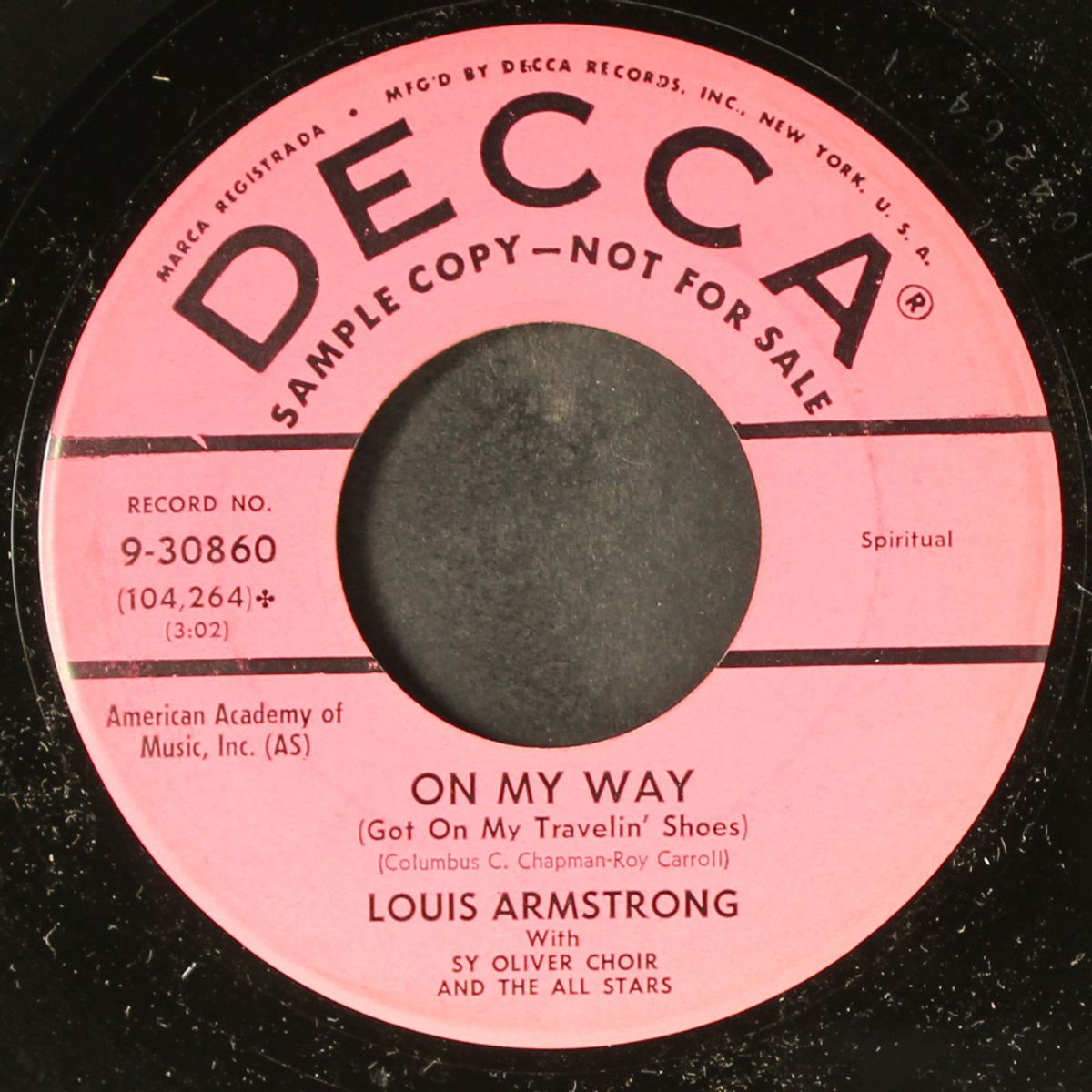 on my way / i'll string along with you by LOUIS ARMSTRONG