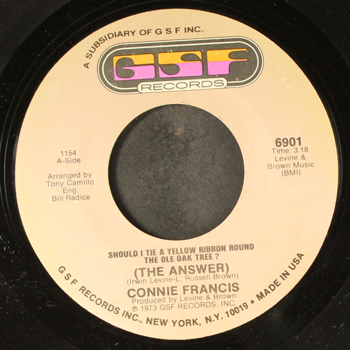 the answer / paint the rain by CONNIE FRANCIS