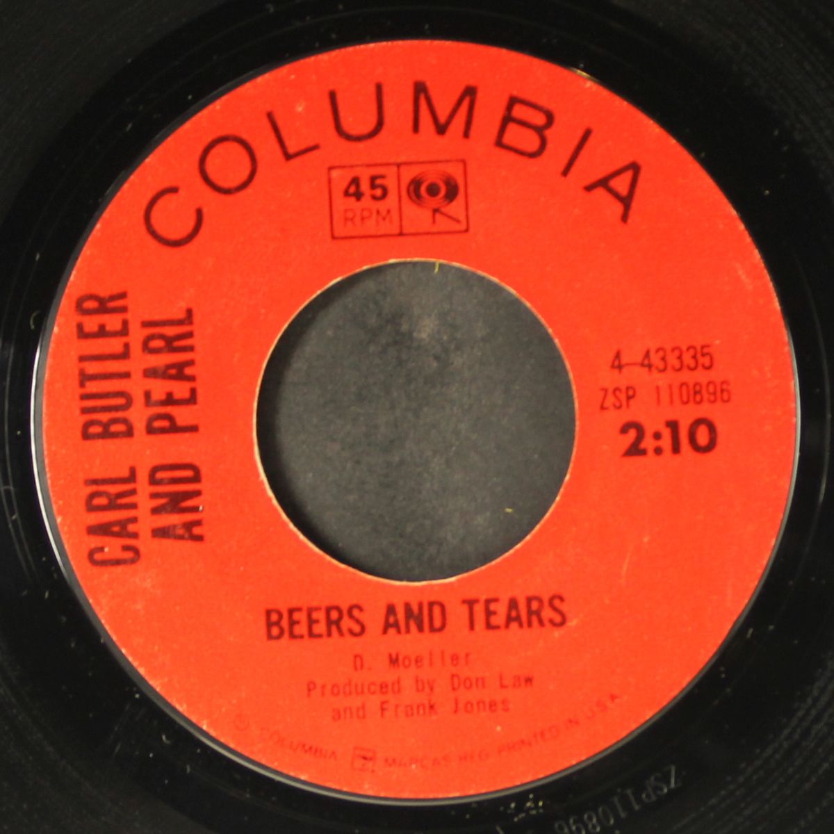 can i draw the line / beers and tears by CARL BUTLER AND PEARL