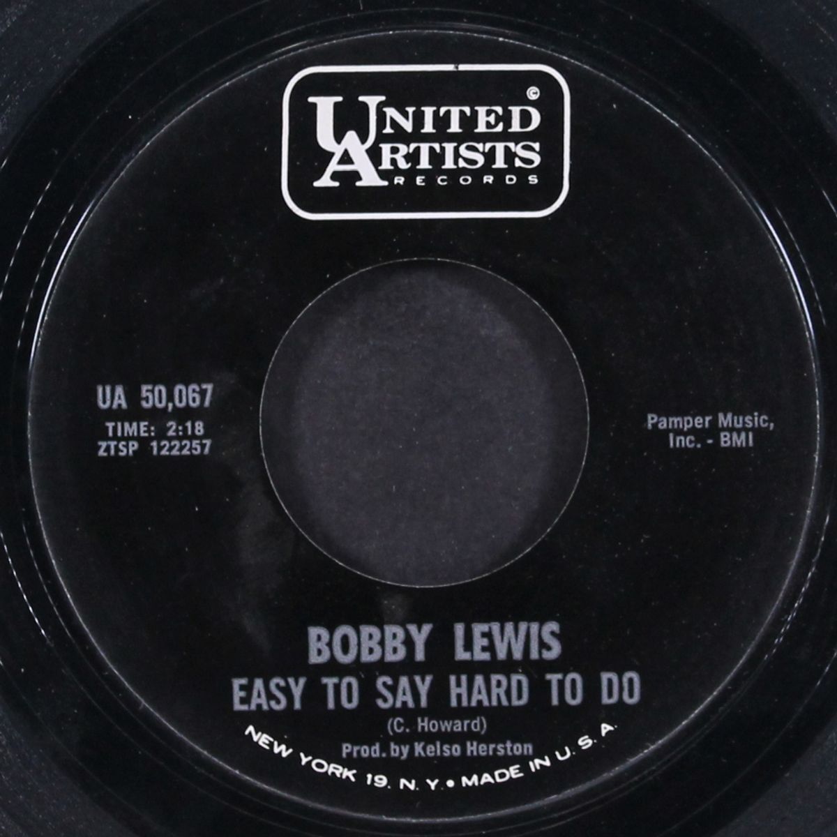 easy to say / how long has it been by BOBBY LEWIS