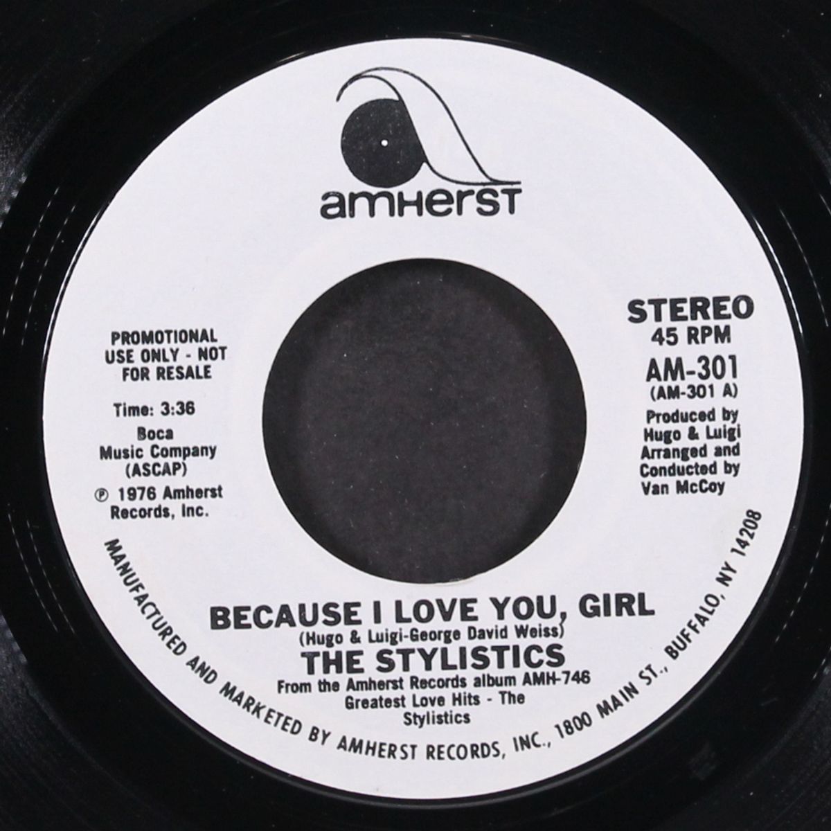 because i love you, girl / same by STYLISTICS