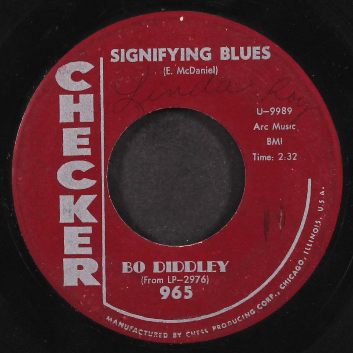 gun slinger / signifying blues by BO DIDDLEY