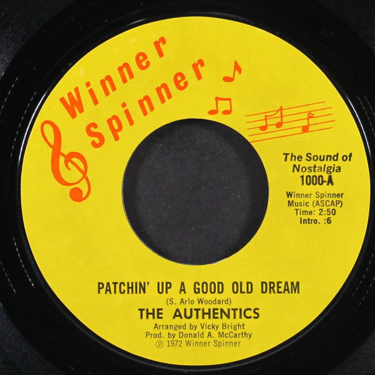 patchin' up a good old dream / when you start cryin' by AUTHENTICS