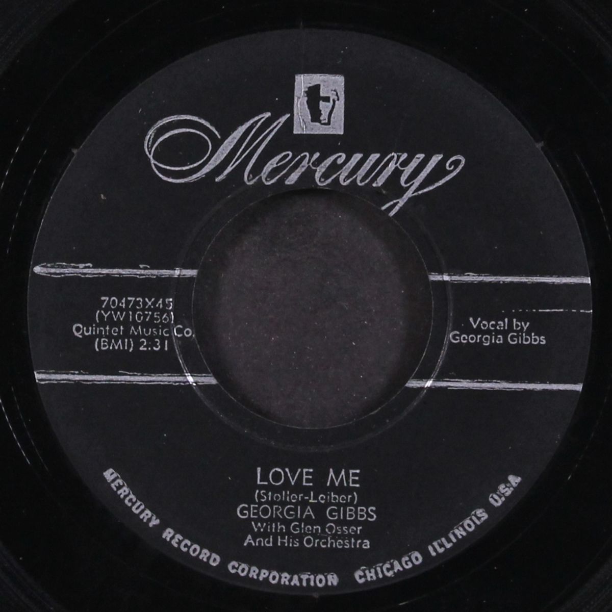 love me / mambo baby by GEORGIA GIBBS