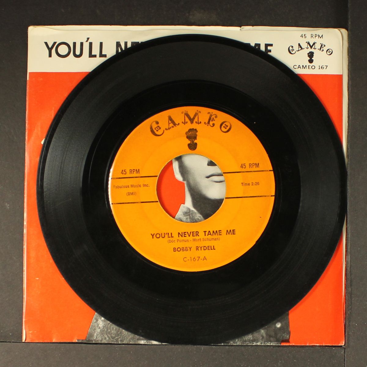 kissin' time / you'll never tame me by BOBBY RYDELL