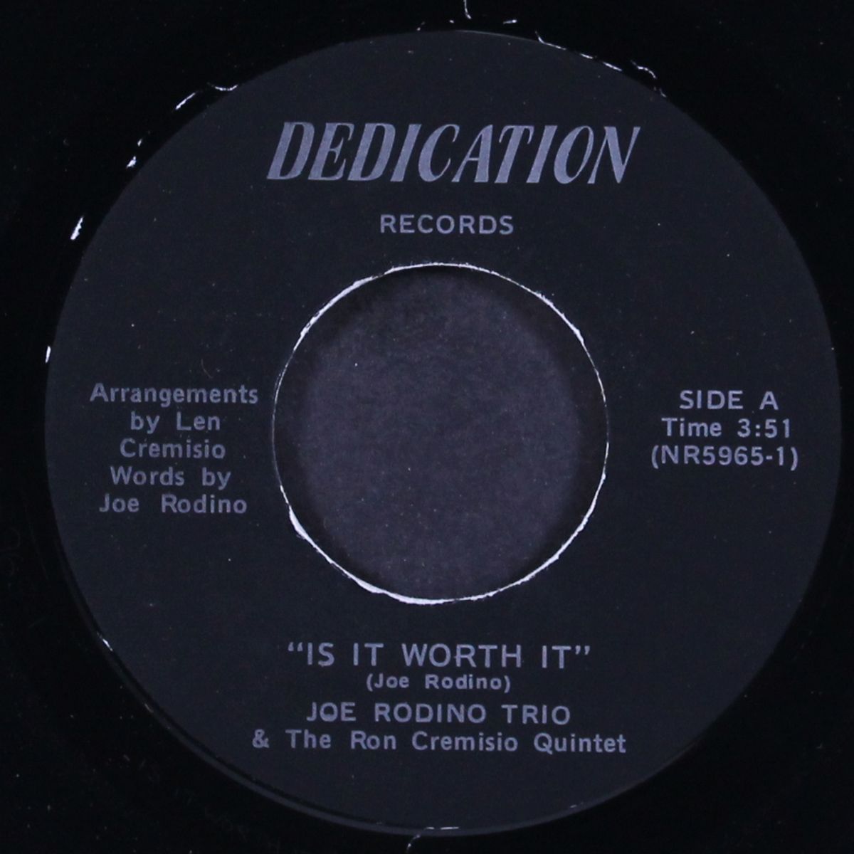 is it worth it / rcq by JOE RODINO & RON CREMISIO QUINTET