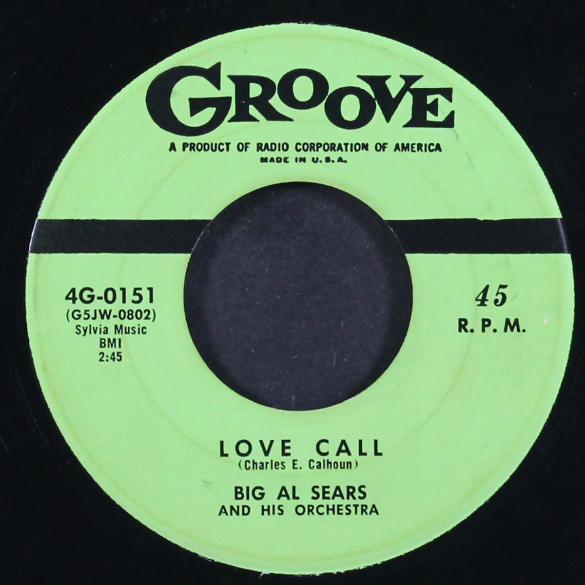 rock and roll ball / love call by BIG AL SEARS