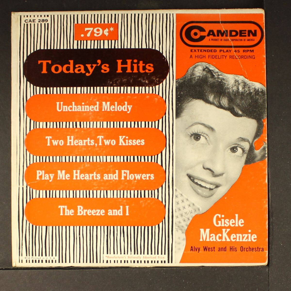 today's hits by GISELE MACKENZIE